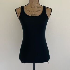 basic black tank top